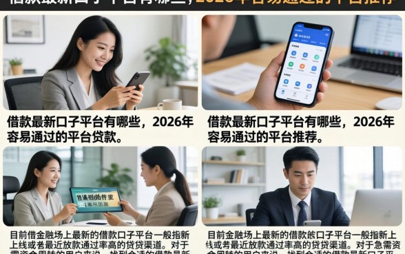 借款最新口子平台有哪些，2026年容易通过的平台推荐