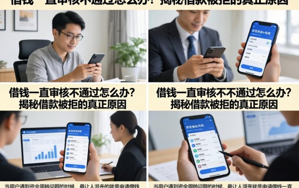 借钱一直审核不通过怎么办？揭秘借款被拒的真正原因