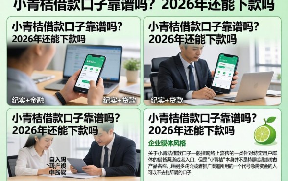 小青桔借款口子靠谱吗？2026年还能下款吗？