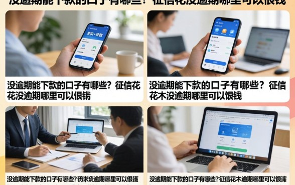 没逾期能下款的口子有哪些？征信花没逾期哪里可以借钱