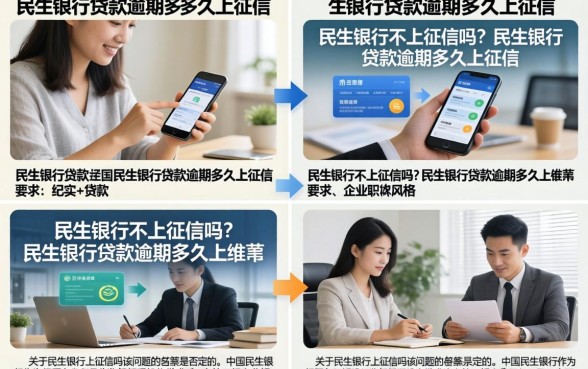 民生银行不上征信吗？民生银行贷款逾期多久上征信