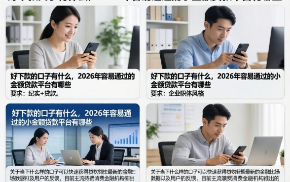 好下款的口子有什么，2026年容易通过的小额贷款平台有哪些
