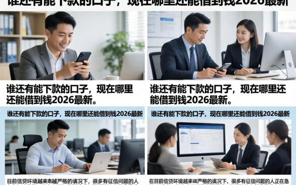 谁还有能下款的口子,现在哪里还能借到钱2026最新