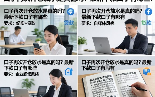 口子再次开仓放水是真的吗?最新下款口子有哪些