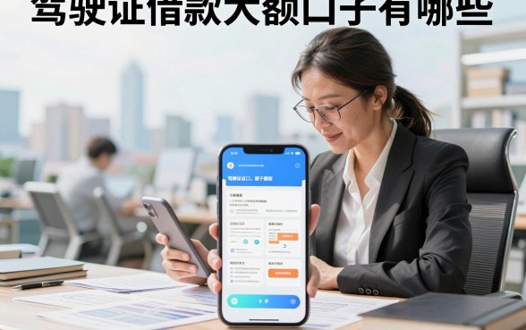 驾驶证借款大额口子有哪些，有驾驶证怎么申请大额贷款？
