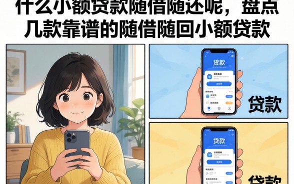 什么小额贷款随借随还呢，盘点几款靠谱的随借随还小额贷款