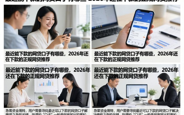 最近能下款的网贷口子有哪些，2026年还在下款的正规网贷推荐