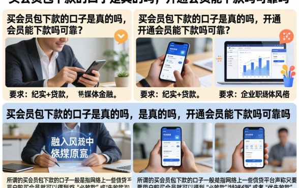 买会员包下款的口子是真的吗,开通会员能下款吗可靠吗