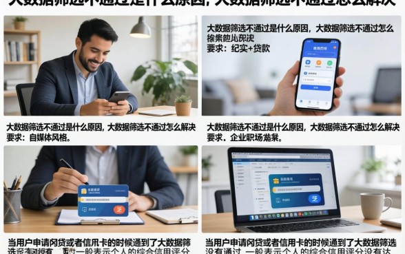 大数据筛选不通过是什么原因,大数据筛选不通过怎么解决