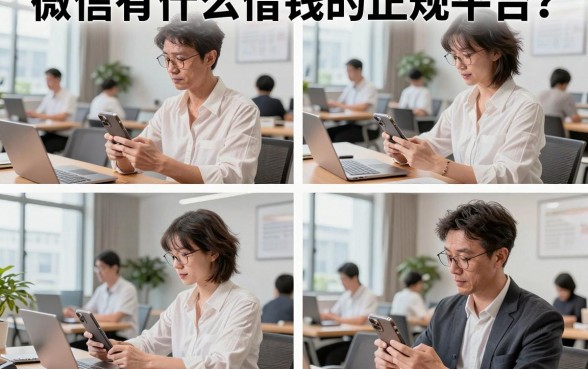 微信有什么借钱的正规平台？微信借钱哪个容易通过审核