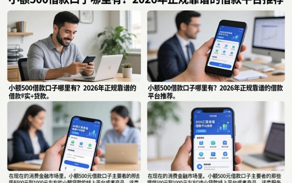 小额500借款口子哪里有?2026年正规靠谱的借款平台推荐