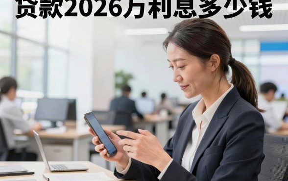 贷款2026万利息多少钱,2026万贷款一年利息怎么算