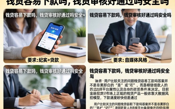钱贷容易下款吗，钱贷审核好通过吗安全吗