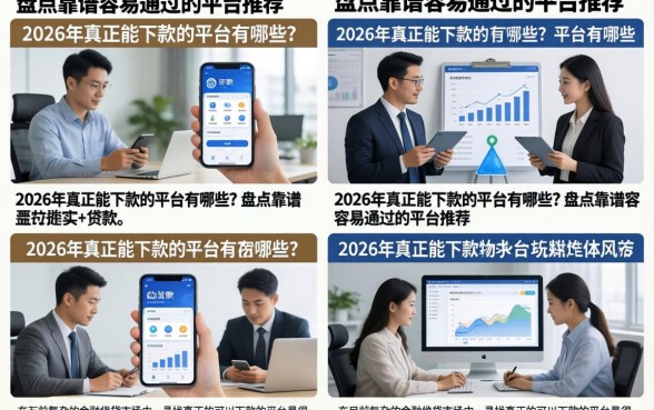 2026年真正能下款的平台有哪些？盘点靠谱容易通过的平台推荐