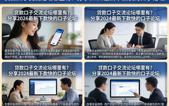 贷款口子交流论坛哪里有?分享2026最新下款快的口子论坛
