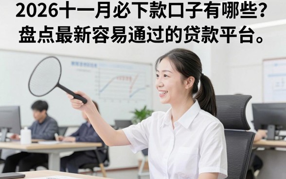 2026十一月必下款口子有哪些？盘点最新容易通过的贷款平台