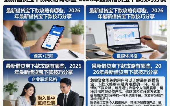 最新借贷宝下款攻略有哪些，2026年最新借贷宝下款技巧分享