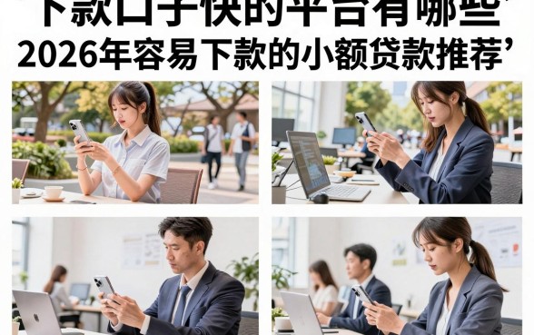 下款口子快的平台有哪些，2026年容易下款的小额贷款推荐