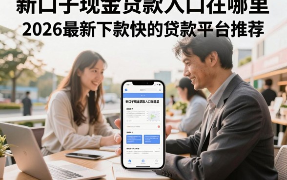 新口子现金贷款入口在哪里，2026最新下款快的贷款平台推荐