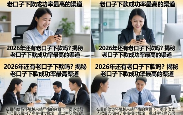 2026年还有老口子下款吗?揭秘老口子下款成功率最高的渠道