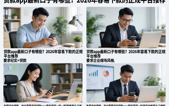 贷款app最新口子有哪些？2026年容易下款的正规平台推荐