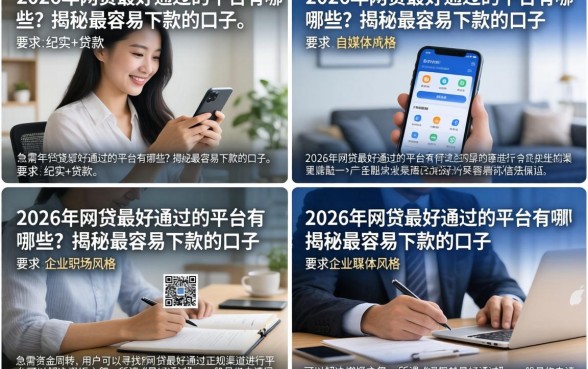 2026年网贷最好通过的平台有哪些?揭秘最容易下款的口子