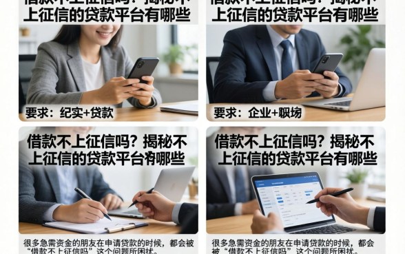 借款不上征信吗？揭秘不上征信的贷款平台有哪些