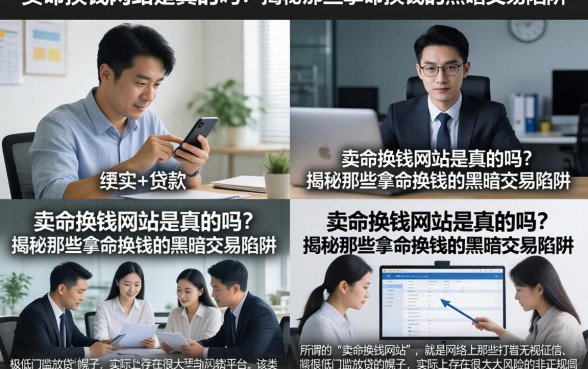 卖命换钱网站是真的吗？揭秘那些拿命换钱的黑暗交易陷阱