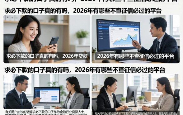 求必下款的口子真的有吗,2026年有哪些不查征信必过的平台