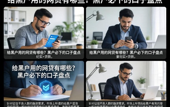 给黑户用的网贷有哪些？黑户必下的口子盘点
