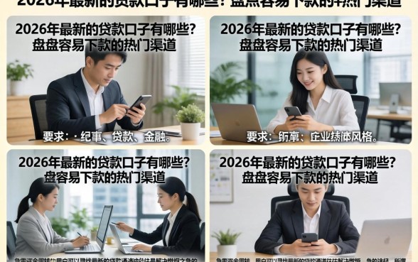 2026年最新的贷款口子有哪些？盘点容易下款的热门渠道