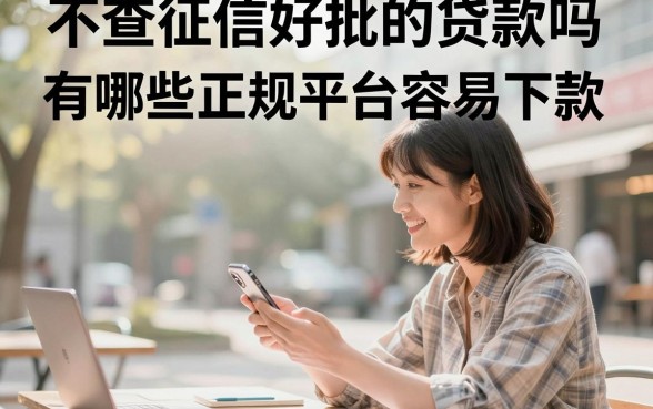 不查征信好批的贷款吗,有哪些正规平台容易下款