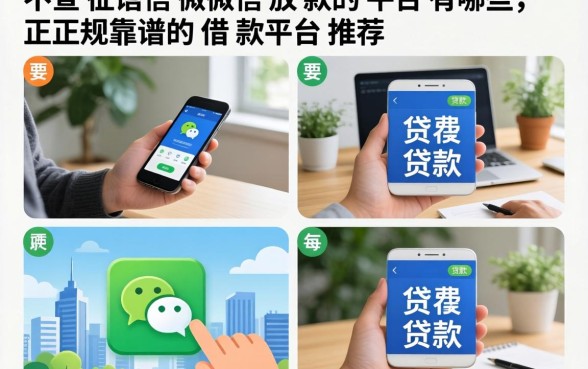 不查征信微信放款的平台有哪些，正规靠谱的借款平台推荐
