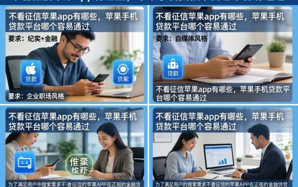 不看征信苹果app有哪些，苹果手机贷款平台哪个容易通过
