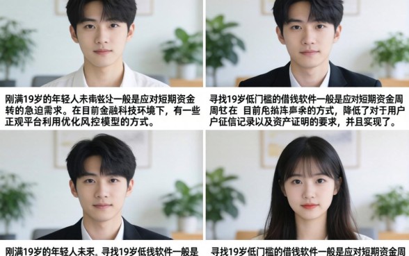 19岁门槛低的借钱软件有哪些？正规靠谱容易通过的平台推荐