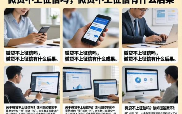 微贷不上征信吗,微贷不上征信有什么后果