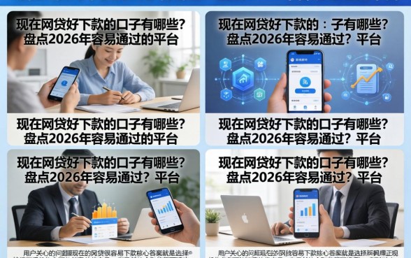 现在网贷好下款的口子有哪些？盘点2026年容易通过的平台