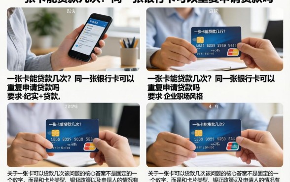 一张卡能贷款几次?同一张银行卡可以重复申请贷款吗