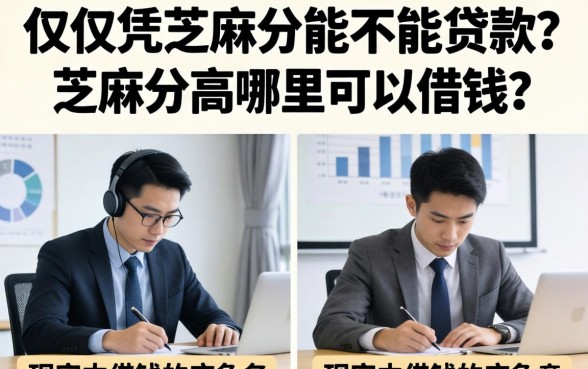 仅仅凭芝麻分能不能贷款？芝麻分高哪里可以借钱？