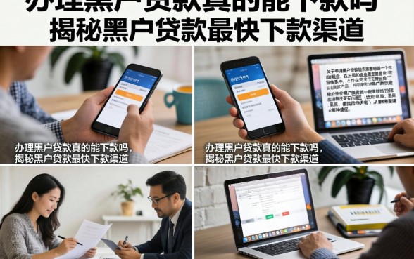 办理黑户贷款真的能下款吗,揭秘黑户贷款最快下款渠道
