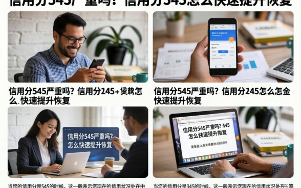 信用分545严重吗?信用分545怎么快速提升恢复