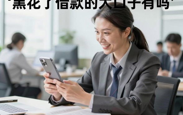 黑花了借款的大口子有吗,征信黑户哪里能贷到款
