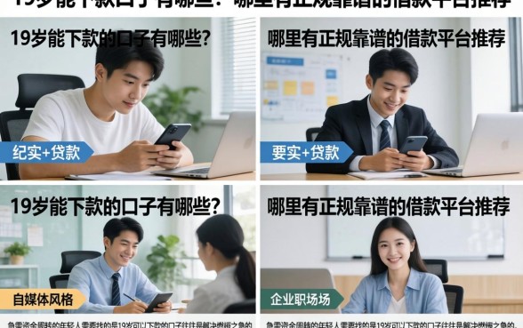 19岁能下款的口子有哪些?哪里有正规靠谱的借款平台推荐