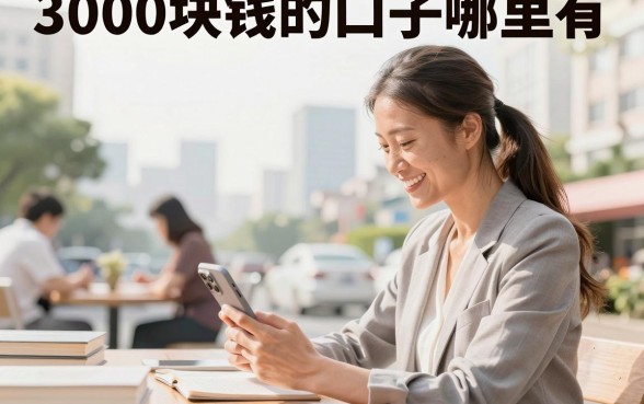 3000块钱的口子哪里有，急需3000块钱必下的口子推荐
