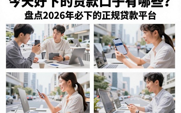 今天好下的贷款口子有哪些？盘点2026年必下的正规贷款平台