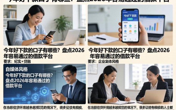 今年好下款的口子有哪些？盘点2026年容易通过的借款平台