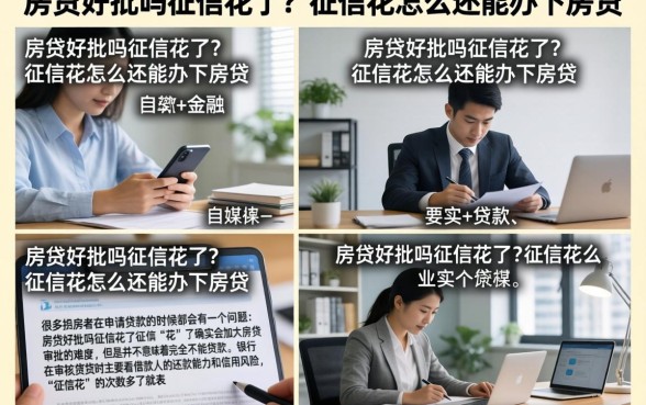 房贷好批吗征信花了？征信花怎么还能办下房贷