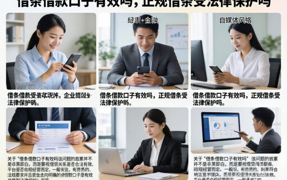 借条借款口子有效吗,正规借条受法律保护吗