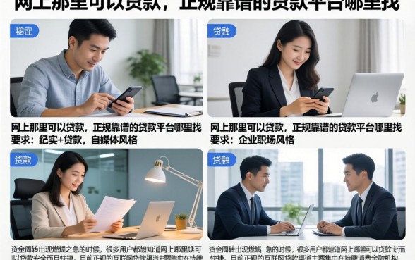 网上那里可以贷款，正规靠谱的贷款平台哪里找