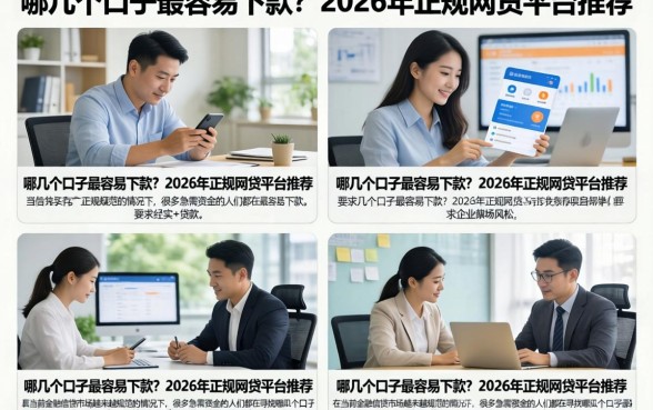 哪几个口子最容易下款?2026年正规网贷平台推荐